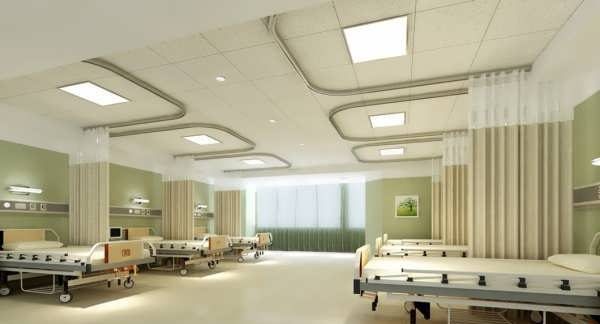 سقف بیمارستان - تایل گچی