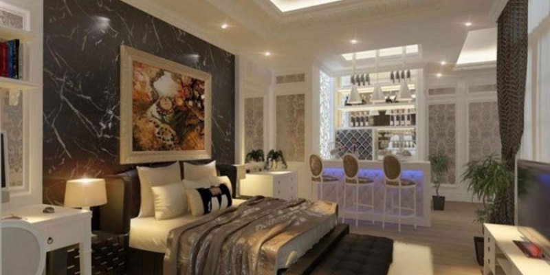 نصب ماربل شیت در اتاق خواب