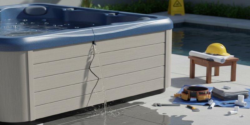 علت و  راه حل رفع نشتی آب جکوزی