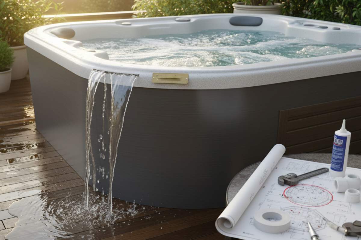 نشتی آب در جکوزی