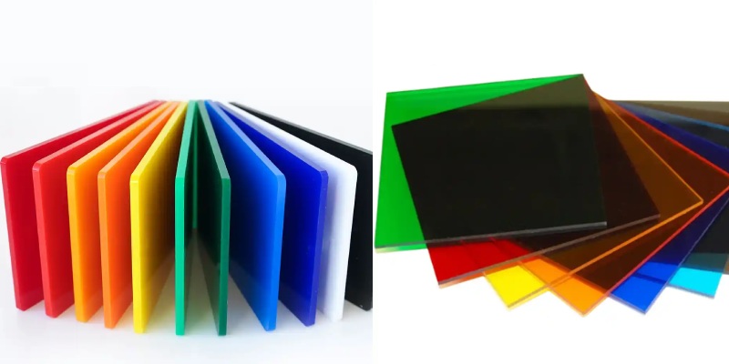 مقایسه پلکسی گلاس با طلق کریستال مقایسه پلکسی گلاس با طلق کریستال