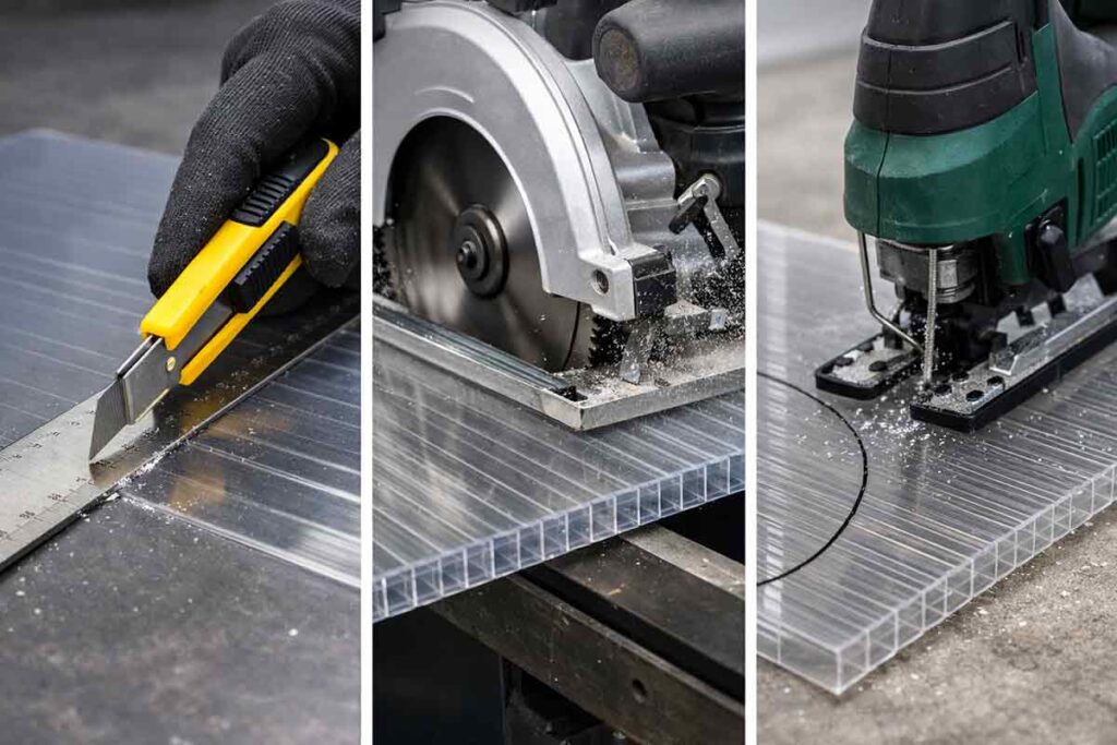 نحوه برش پلی کربنات