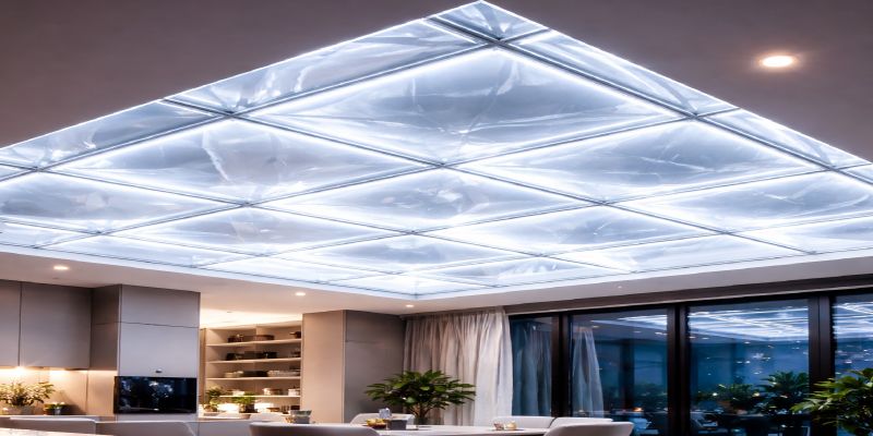 سقف کاذب با ورق کریستال سقف کاذب با ورق کریستال