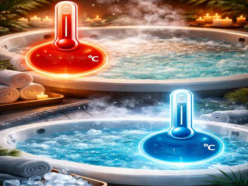 استاندارد دمای آب جکوزی گرم و سرد