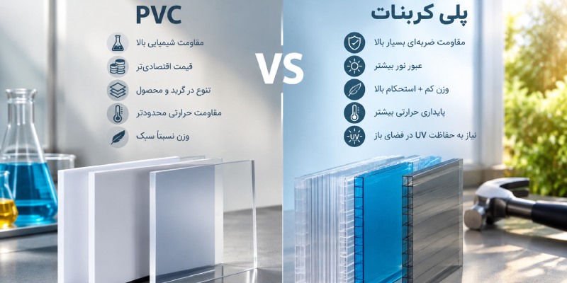 PVC یا پلی کربنات، کدام برای چه کسی مناسب است؟ PVC یا پلی کربنات، کدام برای چه کسی مناسب است؟